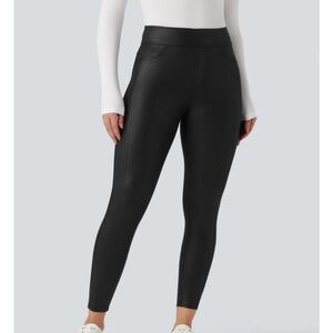 NWT Halara Faux Leather Legging